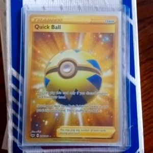 Gold Holo Quick Ball